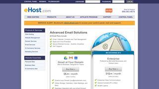 Advanced Email Solutions - Email Hosting - eHost