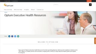 Executive Health Resources Solutions - Optum