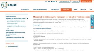 CORHIO | Medicaid EHR Incentive Program - Providers