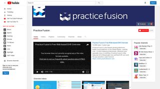 Practice Fusion - YouTube