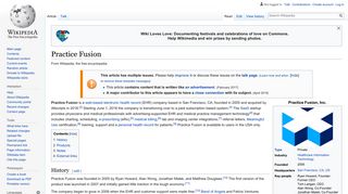 Practice Fusion - Wikipedia
