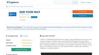 EHR YOUR WAY Reviews and Pricing - 2019 - Capterra