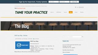 EHR Your Way - Review | Tame Your Practice