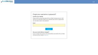Forgot Your Password? - Allied Universal - Login / Sign In - Allied ...