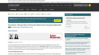 December 3 Brings New EI Parental, Maternity & Caregiving Benefits ...