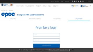Members login - European Investment Bank