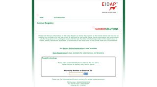 EIDAP REGISTRATION Registry