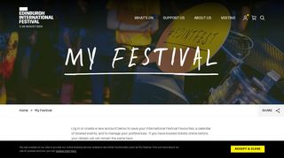 My Festival | Edinburgh International Festival