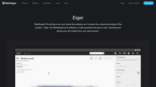 Eiger Software | Markforged