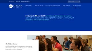 Evidence In Motion: Continuing education and programs for rehab ...
