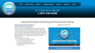 At Your Pace Online Insurance Education