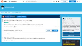 How to login Einthusan Premium account in Kodi? : Addons4Kodi - Reddit