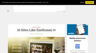 16 Sites Like Einthusan.tv – Top Best Alternatives