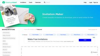 Online Invitation Maker (Free) | Greetings Island