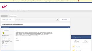 Zyxel modem D1000 username/password - Boards.ie