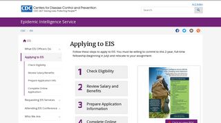 Applying to EIS | Epidemic Intelligence Service | CDC