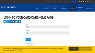 Login to your candidate home page | Careers & Procurement ...