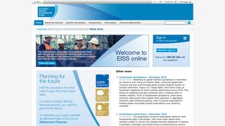 Electricity Industry Superannuation Scheme: Home Page