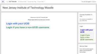 New Jersey Institute of Technology Moodle
