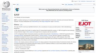 EJOT - Wikipedia