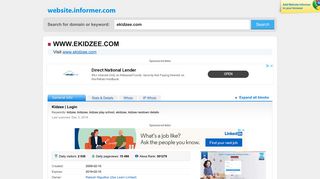 ekidzee.com at WI. Kidzee | Login - Website Informer
