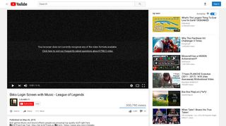 Ekko Login Screen with Music - League of Legends - YouTube