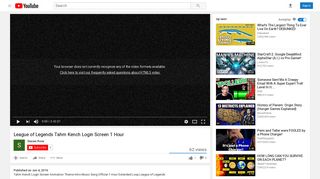 League of Legends Tahm Kench Login Screen 1 Hour - YouTube