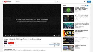 League of Legends EKKO Login Theme 1 Hour Extended Loop ...