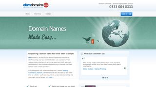 ekmDomains: Domain Software | Domain Registration Service