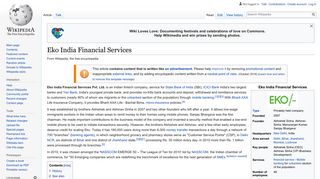Eko India Financial Services - Wikipedia