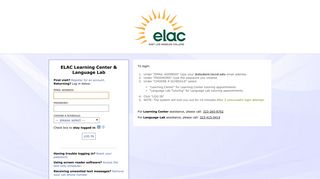 ELAC Learning Center & Language Lab