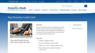 Elan Business Credit Card - A Visa Card for your business ...
