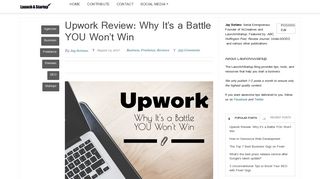 Upwork Review: Why It's a Battle YOU Won't Win - LaunchAStartup