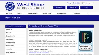 PowerSchool - West Shore School District