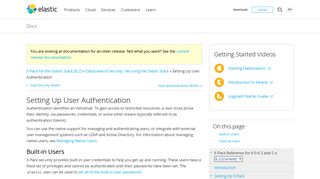 Setting Up User Authentication | X-Pack for the Elastic Stack [6.2 ...