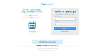 Provider & Staff Login - ElationEmr - Elation Health