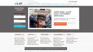 eLaw Login Home Page: Law Practice Management & Legal Software ...