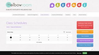 Class Schedules - The elbowroom