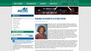 Susan Main, CEO/President of ELC of Duval to Retire - JAX Chamber