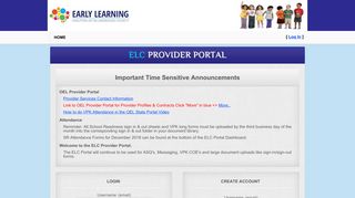 the ELC Provider Portal. - Early Learning Coalition of Hillsborough ...