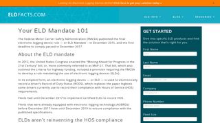 The ELD Mandate: A Trucking Industry 101