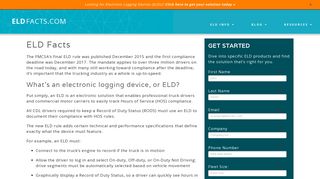 ELD Facts – Info You Need Now on Electronic Logging Devices