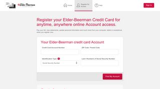 Elder-Beerman Credit Card - - Comenity