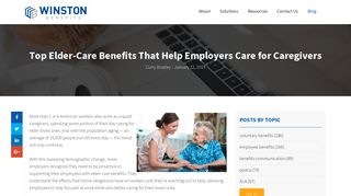 Top Elder-Care Benefits That Help Employers Care for Caregivers