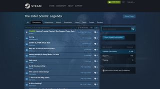 The Elder Scrolls: Legends General Discussion :: Steam Community