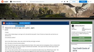 Steam EU not able to login after update.. again ...