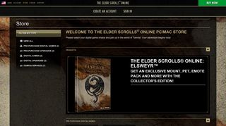 Elder Scrolls Online Store - The Elder Scrolls Online