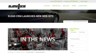 elead-crm-launches-new-web-site | Elead1One