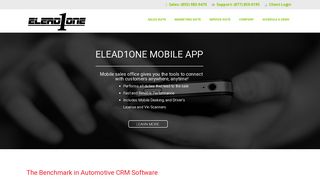 Car Dealer CRM Mobile App | Dealership Automotive ... - eLead CRM