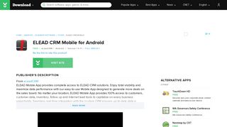 ELEAD CRM Mobile for Android - Free download and software ...